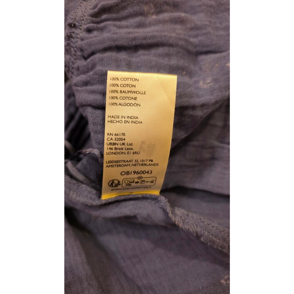 Nwt Free People Chloe Mixed Print Back Cutout Top - Picture 6 of 8